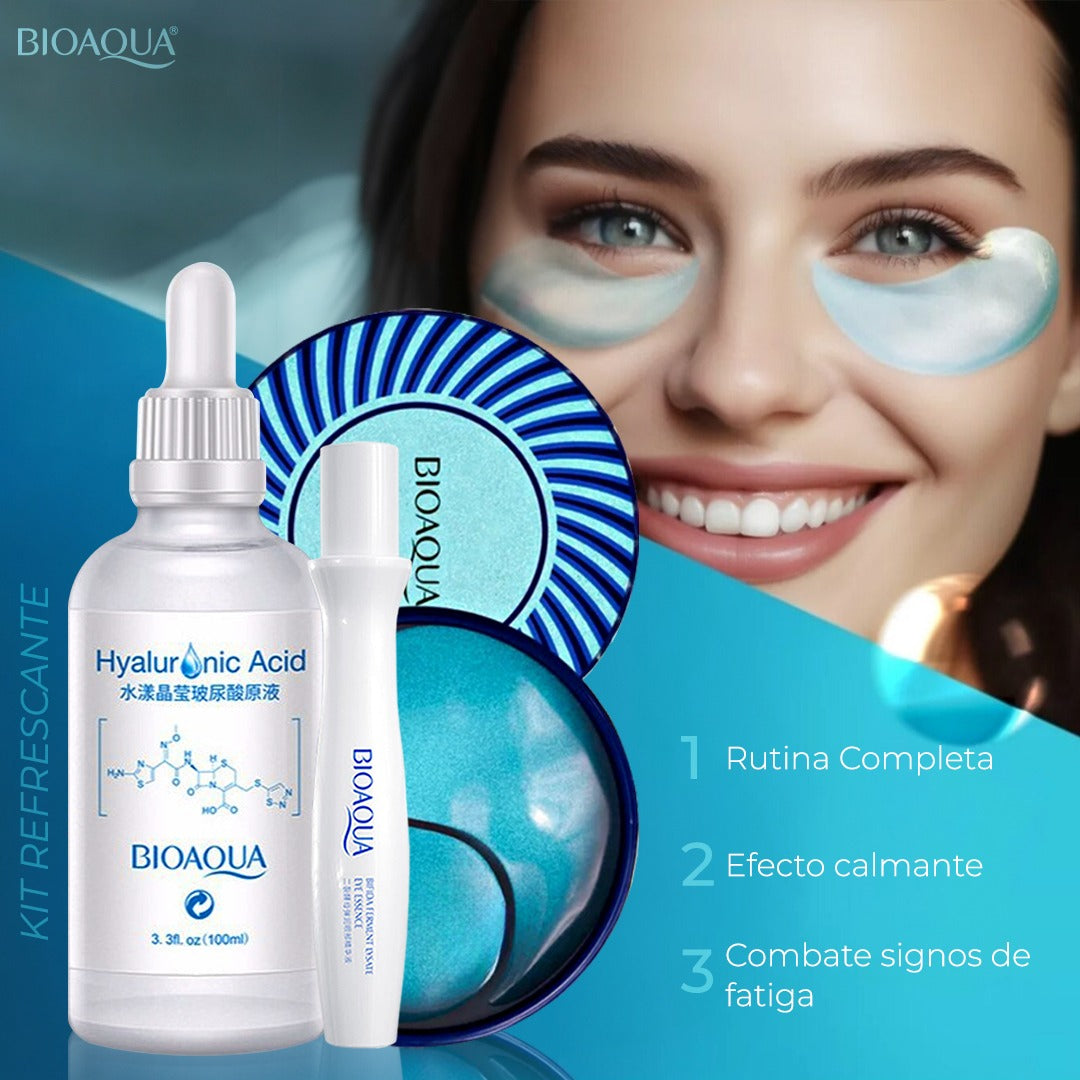 Revive tu mirada con el poder del Trío De Bioaqua