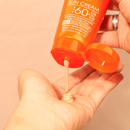 Protección UV e Hidratación:2 Bloqueadores + Hidratante Antiarrugas