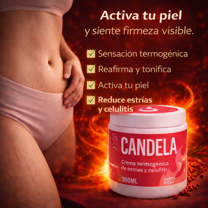 Candela Crema Reductora Moldea y Define al Instante tu cuerpo