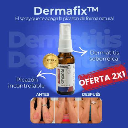 DERMAFIX – SPRAY ALIVIO PARA PSORIASIS Y DERMATITIS 2x1