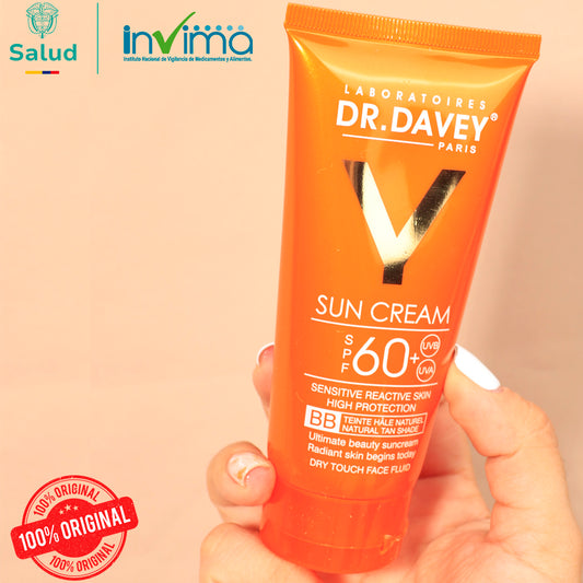 Protector Solar con Color Natural 60 SPF Dr Davey